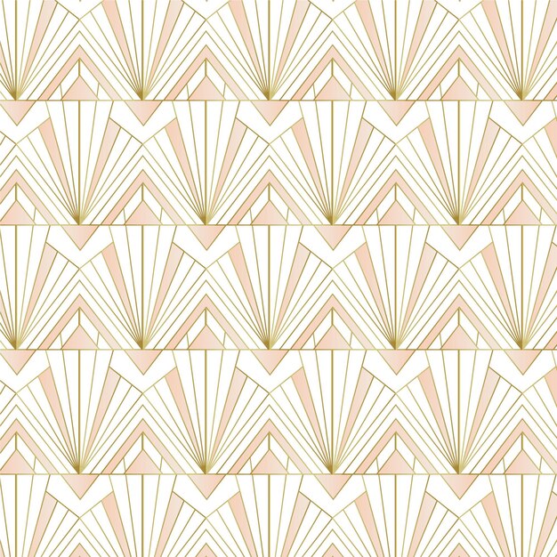 Art deco vintage seamless pattern