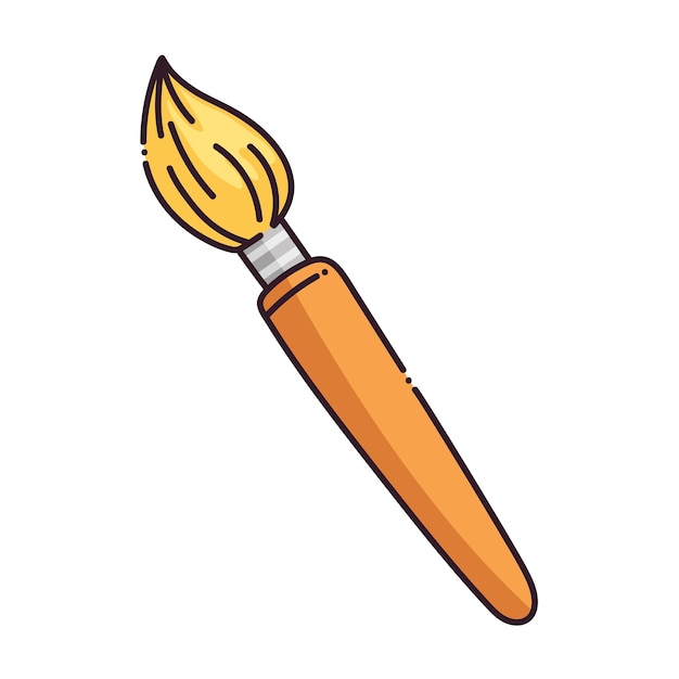 Free vector art paintbrush tool icon