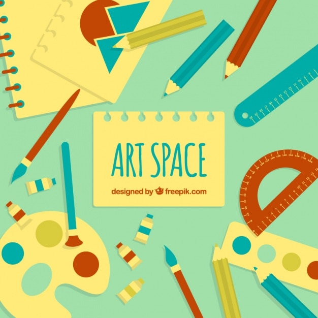 Free vector art space