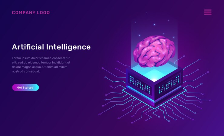 Free Vector artificial intelligence or ai isometric concept