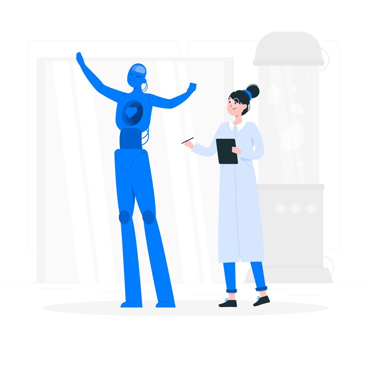 Free Vector artificial intelligence concept illustration