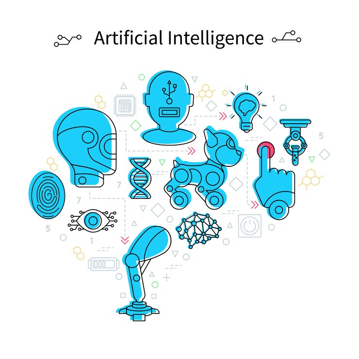 Free Vector artificial intelligence concept