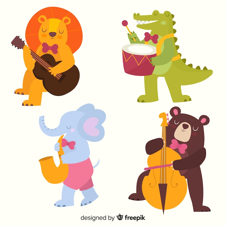 Free Vector artist at work flat design