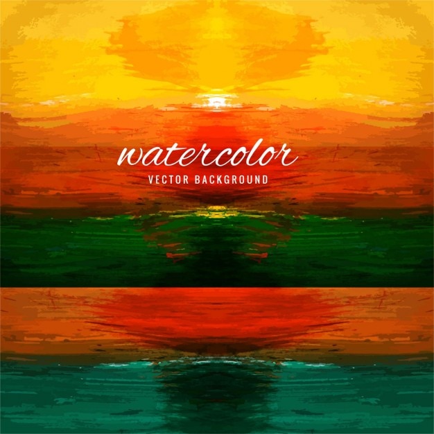Free vector artistic background painted with watercolor