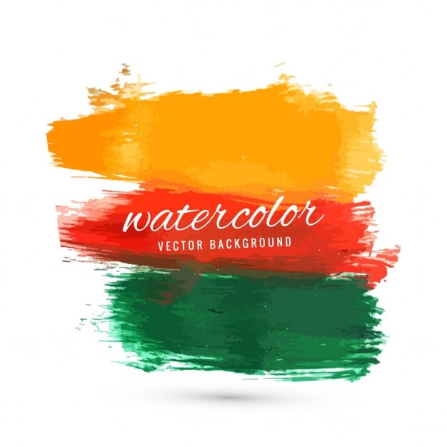 Free vector artistic background of watercolor
