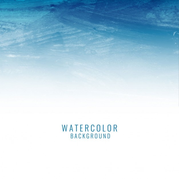 Free Vector artistic blue background, watercolor texture