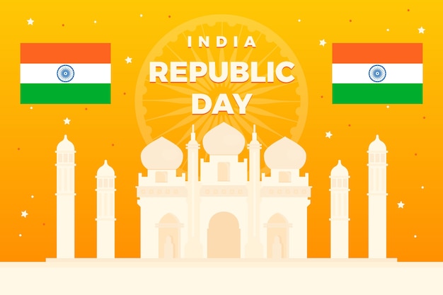 Художественный дизайн ко Дню Республики Индии