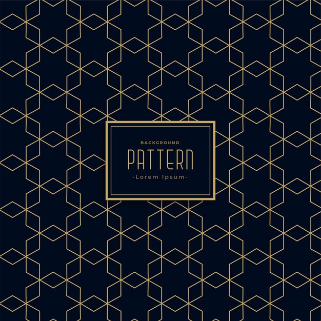 Artistic geometric style dark line pattern background