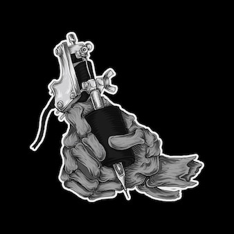 Free Vector Skeleton Hand Holding Rose Flower Free Vector Skeleton Hand Holding Rose Flower