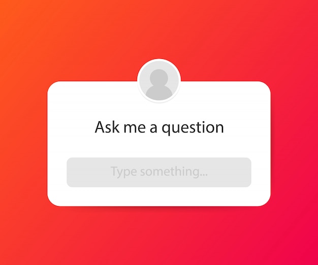 Download Free Ask Me A Question Sticker Question In Social Media Vector Stock Use our free logo maker to create a logo and build your brand. Put your logo on business cards, promotional products, or your website for brand visibility.