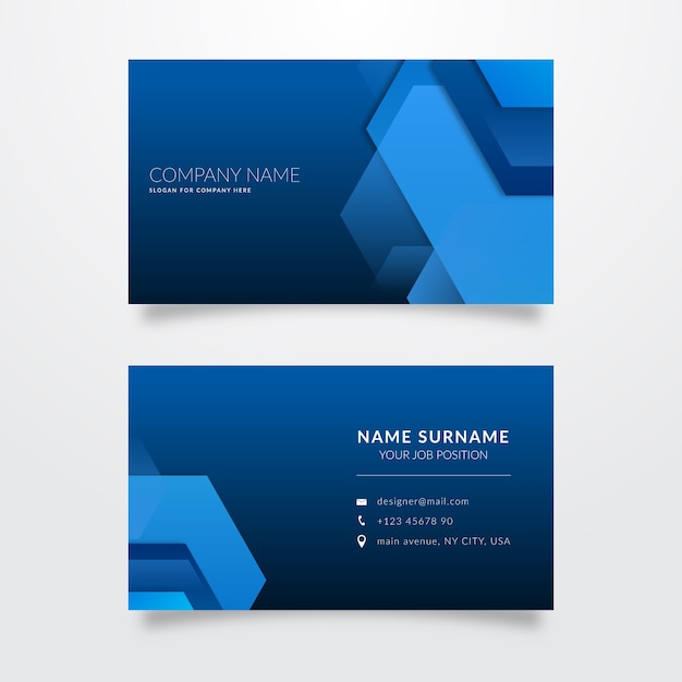 Free vector assortment of business cards