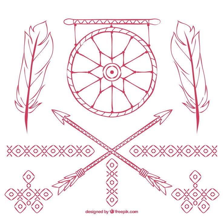 Free Vector assortment of ethnic elements