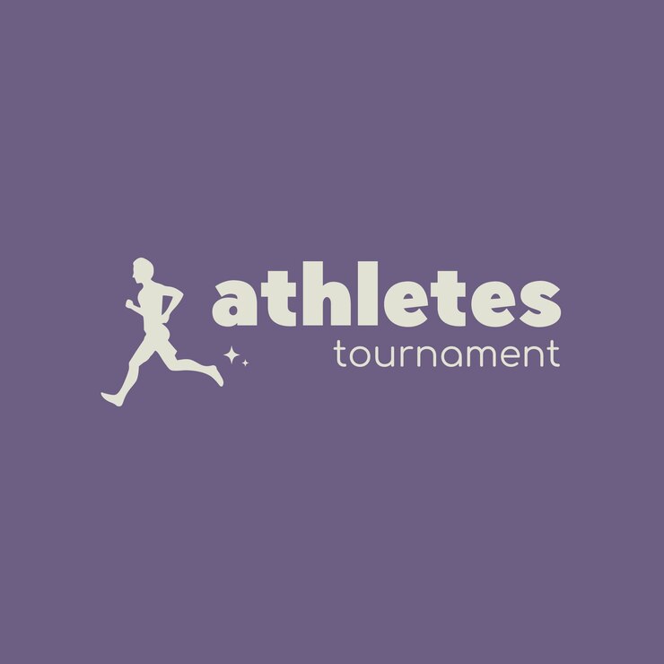 Free Vector athletes  logo design