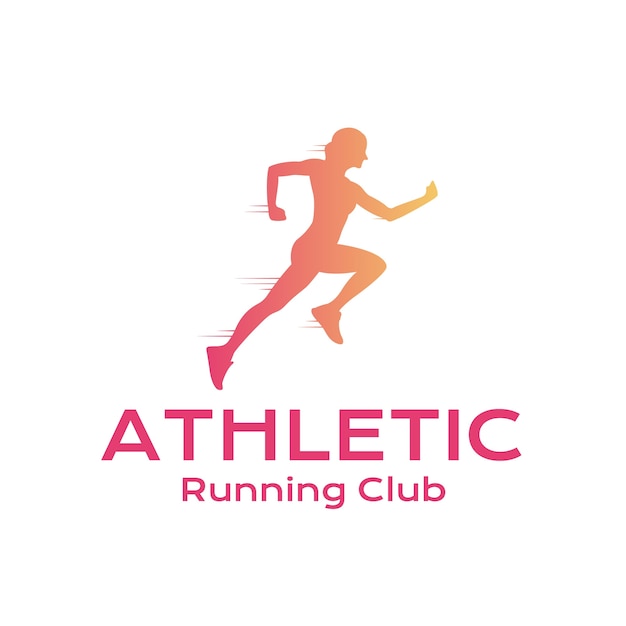 Athletic logo template design