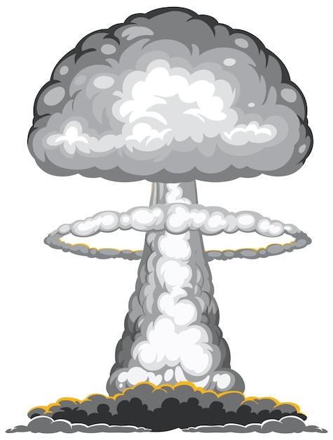 Atomic bomb mushroom cloud