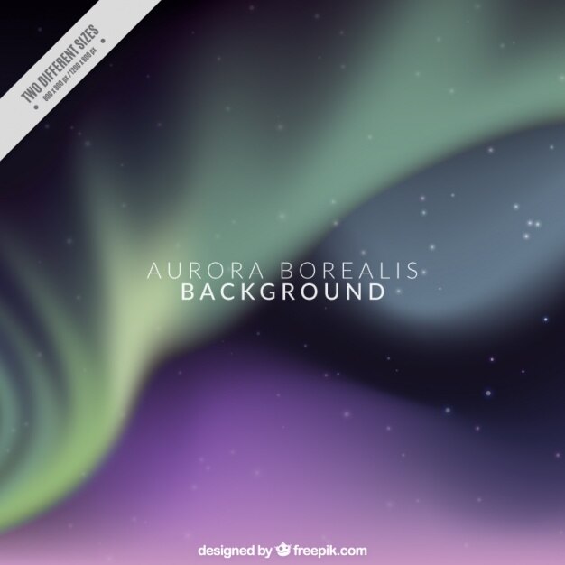 Free Vector aurora borealis background