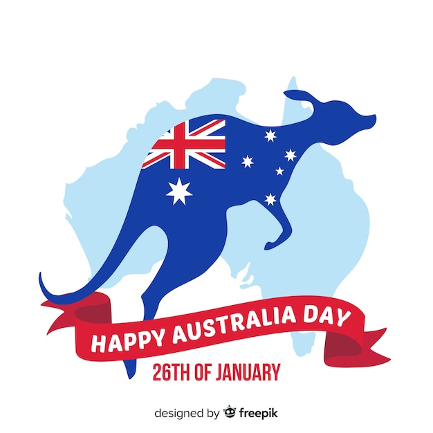 Free vector australia day background