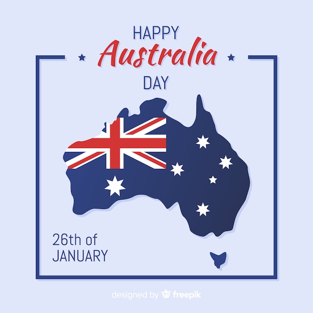 Free vector australia day background