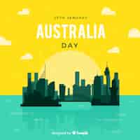 Free vector australia day background