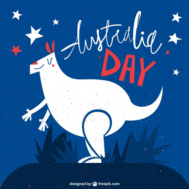 День Австралии кенгуру иллюстрация