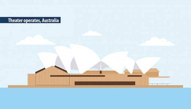 Бесплатное векторное изображение Австралийский оперный театр