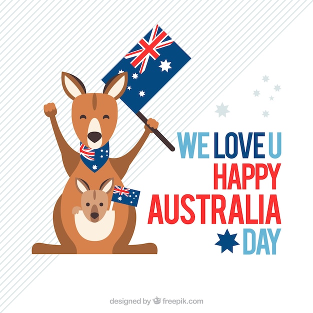 Free vector australia republic day