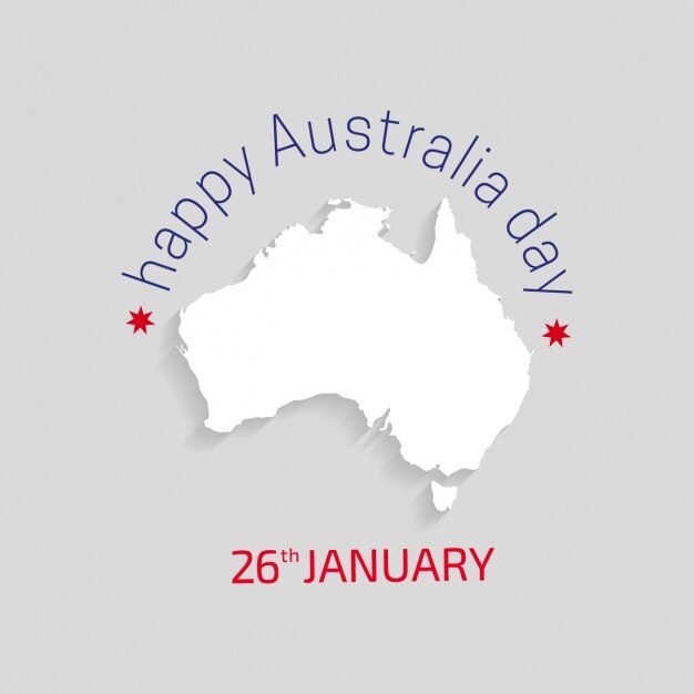 Australia's day background design