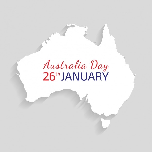 Free vector australia's day background design