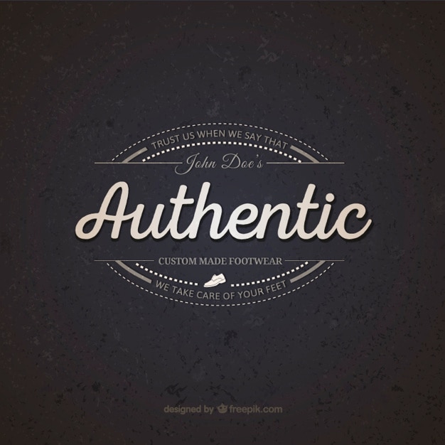 Authentic logo Vectors & Illustrations for Free Download | Freepik