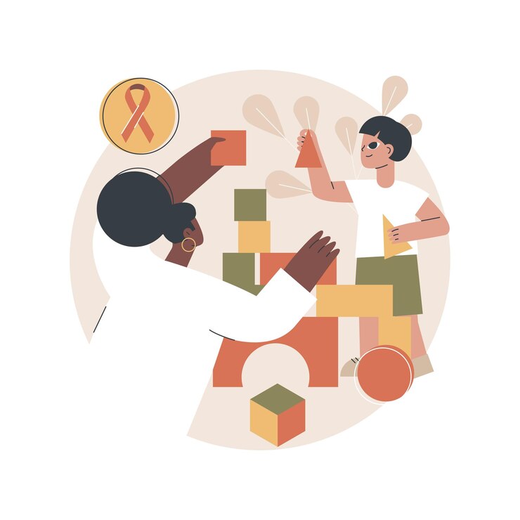 Free Vector autism treatment abstract concept illustration