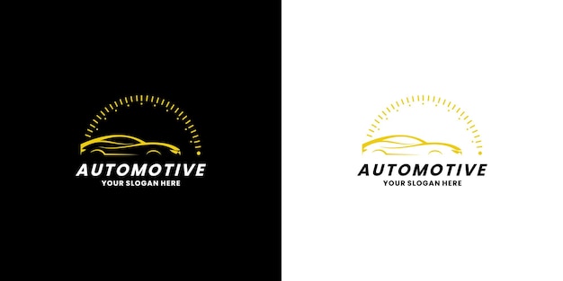 Автомобильная промышленность, дизайн логотипа мастерской. шаблон логотипа автосервиса
