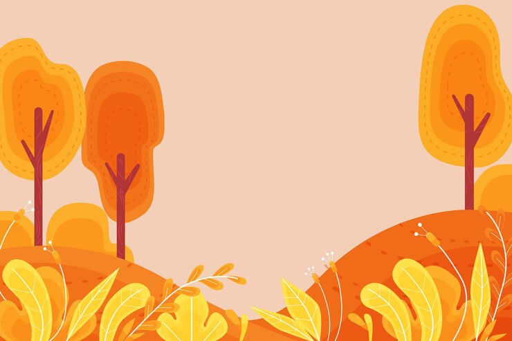 Free Vector autumn background decorative