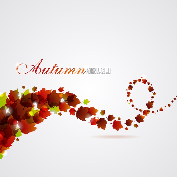 Free Vector autumn background design