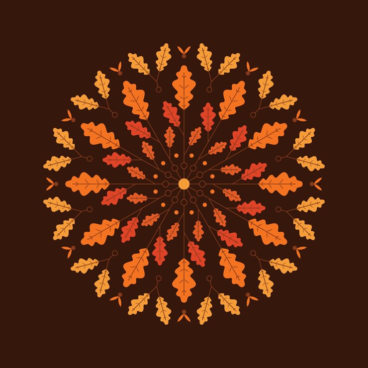 Free Vector autumn background illustration in flat style