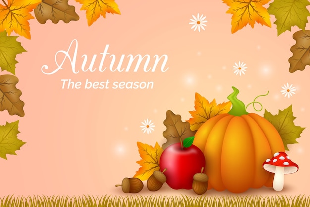 Autumn background theme