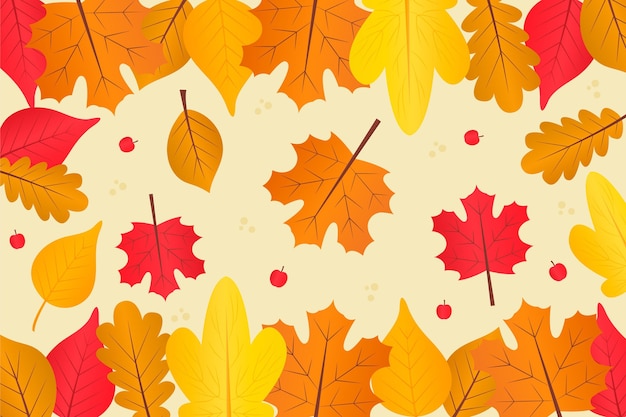 Free vector autumn background