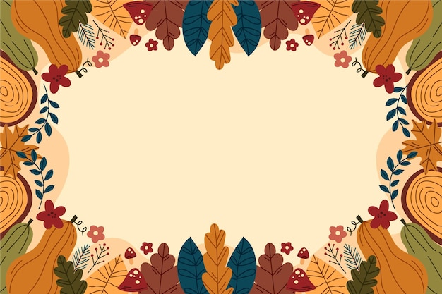 Free vector autumn background