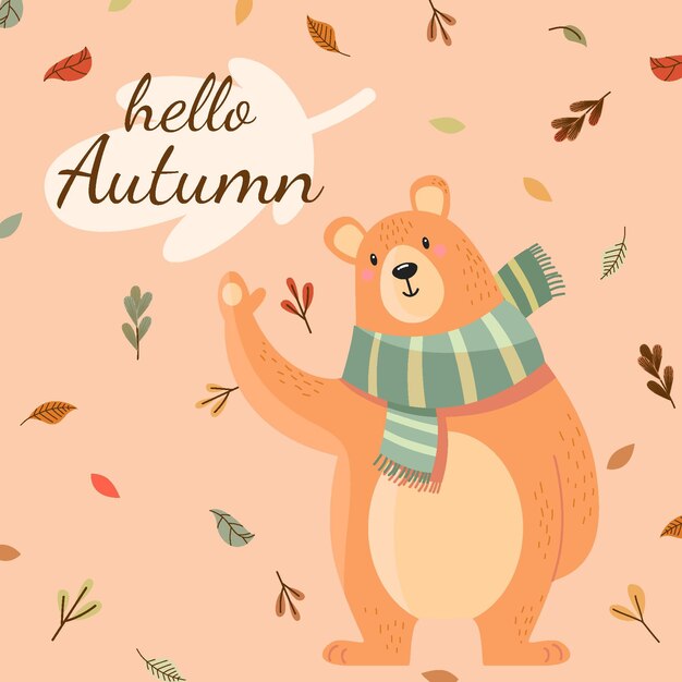 Free vector autumn background