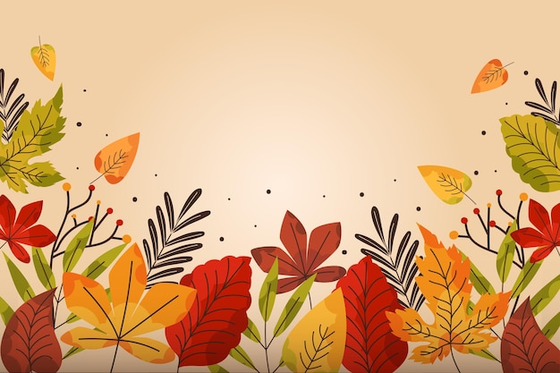 Free vector autumn background