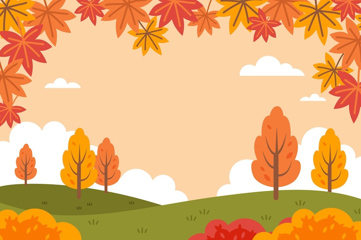 免費 Vector 秋季的背景