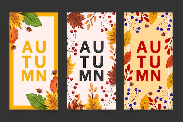 Autumn banner pack