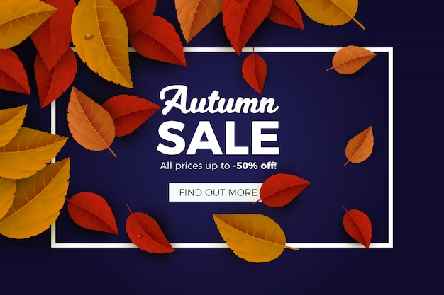 Autumn discount background