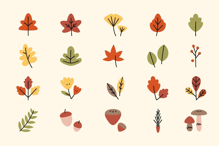 Free Vector autumn elements