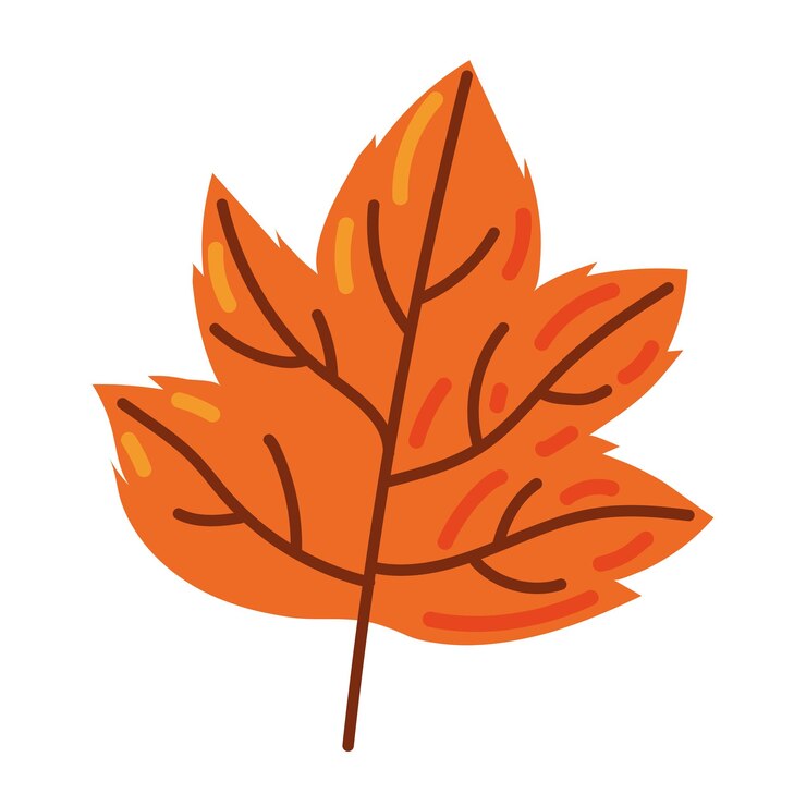 Free Vector autumn leaf icon vector isolated