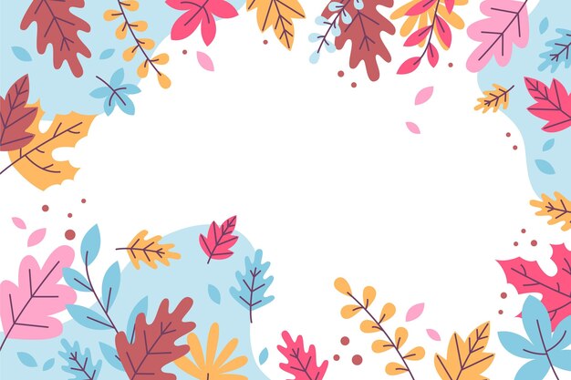 Autumn leaves background