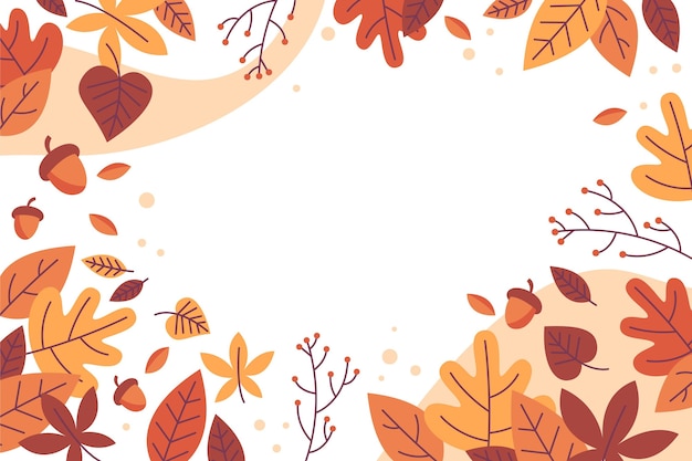 Autumn leaves background