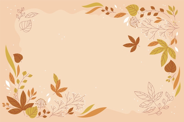 Autumn leaves background