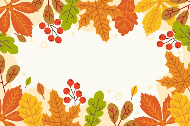 Autumn leaves background