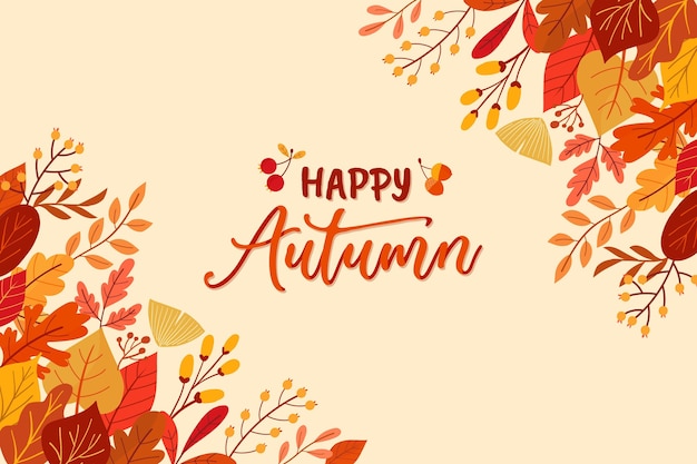 Autumn leaves background