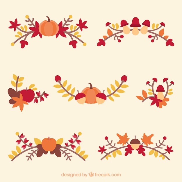 Autumn leaves designs